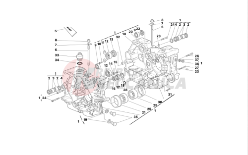 HALF CRANKCASES