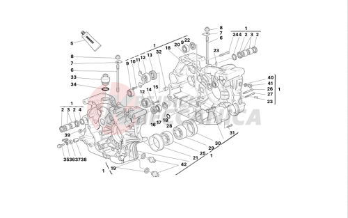 HALF CRANKCASES