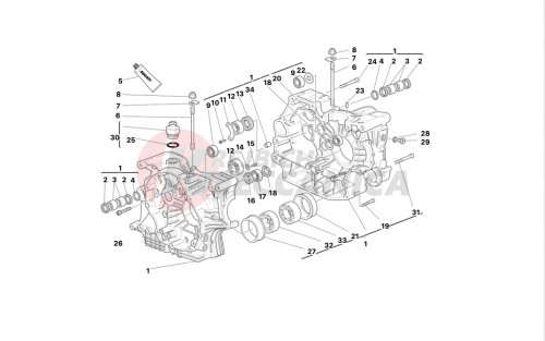 HALF CRANKCASES