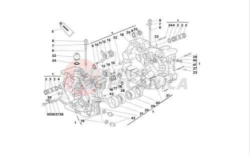 HALF CRANKCASES