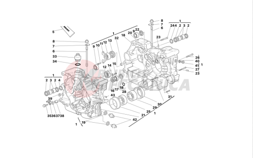 HALF CRANKCASES