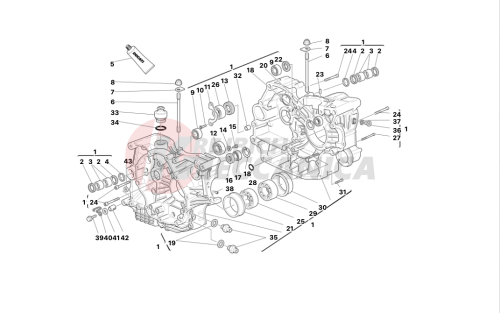 HALF CRANKCASES