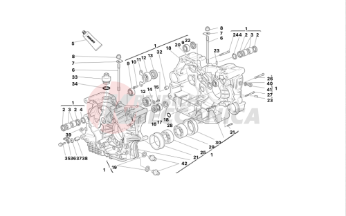 HALF CRANKCASES