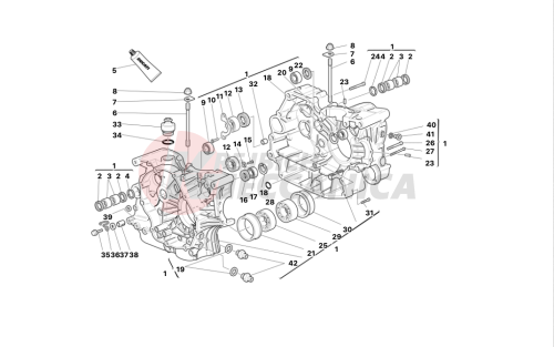 HALF CRANKCASES