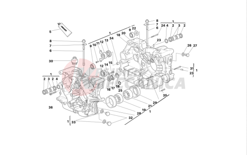 HALF CRANKCASES