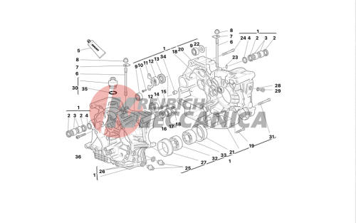 HALF CRANKCASES