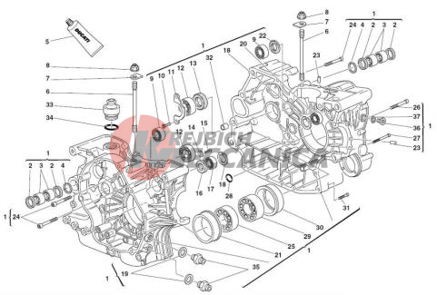 HALF CRANKCASES