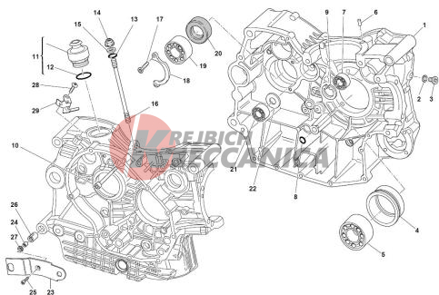 HALF CRANKCASES