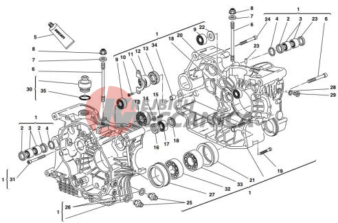 HALF CRANKCASES