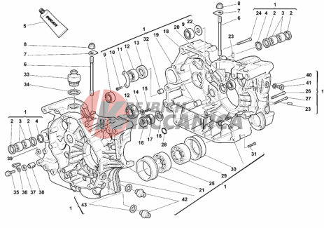 HALF CRANKCASES