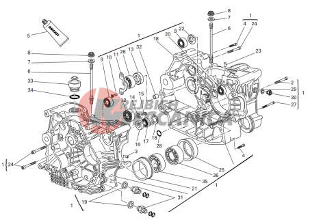 Crankcase halves