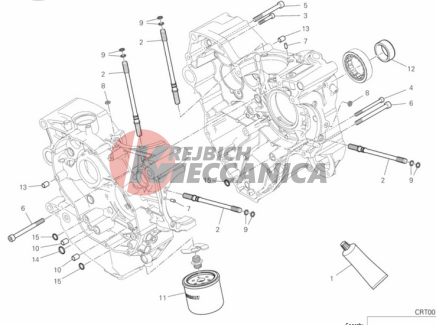 HALF-CRANKCASES PAIR 2