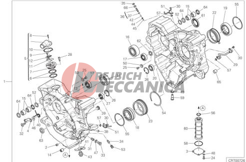 HALF-CRANKCASES PAIR 2