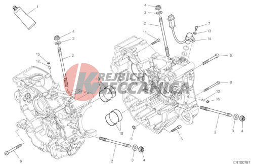 HALF-CRANKCASES PAIR 2