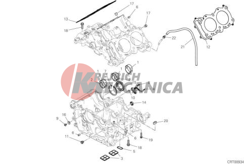 HALF-CRANKCASES PAIR 2