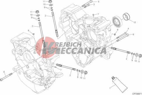 HALF-CRANKCASES PAIR 2