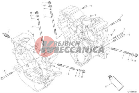 HALF-CRANKCASES PAIR 2