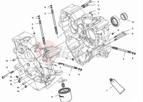 HALF-CRANKCASES PAIR 2