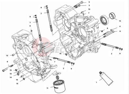 HALF-CRANKCASES PAIR 2