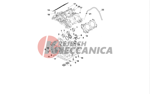 HALF-CRANKCASES PAIR 2