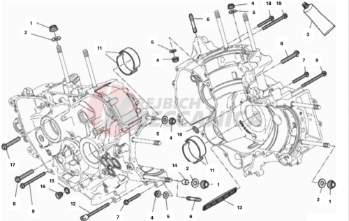 HALF-CRANKCASES PAIR 2