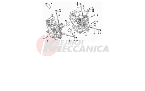 HALF-CRANKCASES PAIR 2