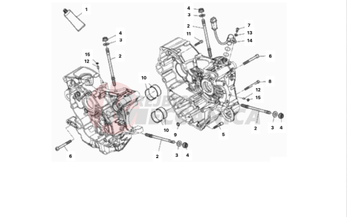 HALF-CRANKCASES PAIR 2