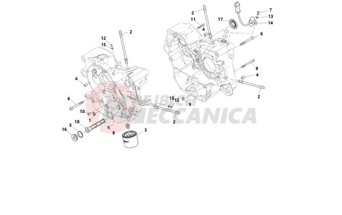 HALF-CRANKCASES PAIR 2