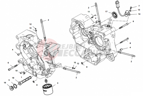 HALF-CRANKCASES PAIR 2