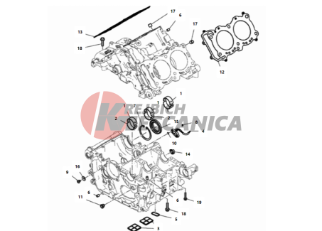 HALF-CRANKCASES PAIR 2