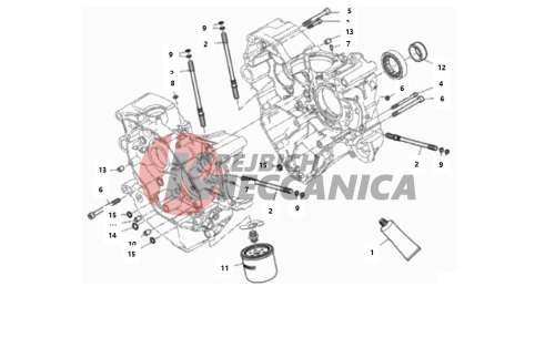 HALF-CRANKCASES PAIR 2