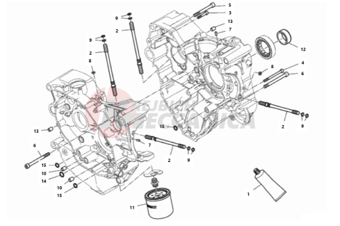 HALF-CRANKCASES PAIR 2