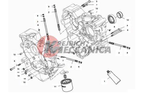 HALF-CRANKCASES PAIR 2