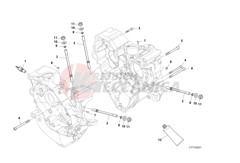 HALF-CRANKCASES PAIR 2