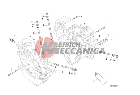 HALF-CRANKCASES PAIR 2