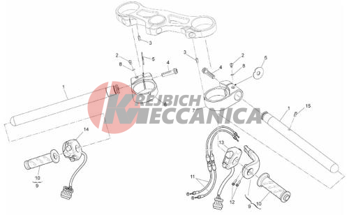 HALF HANDLEBAR AND CONTROLS