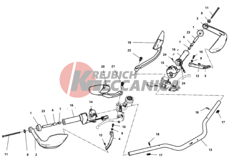 HANDLEBAR AND CONTROLS