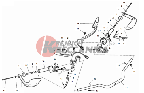 HANDLEBAR AND CONTROLS