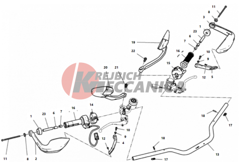 HANDLEBAR AND CONTROLS