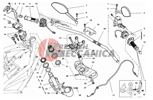 HANDLEBAR AND CONTROLS