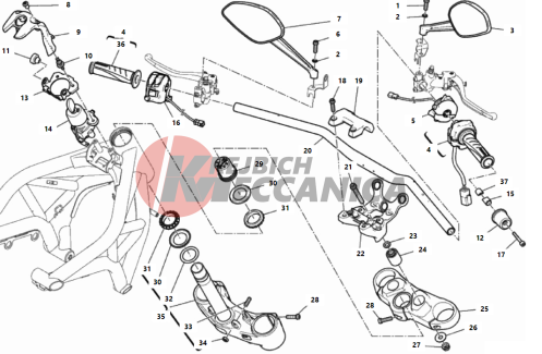 HANDLEBAR AND CONTROLS