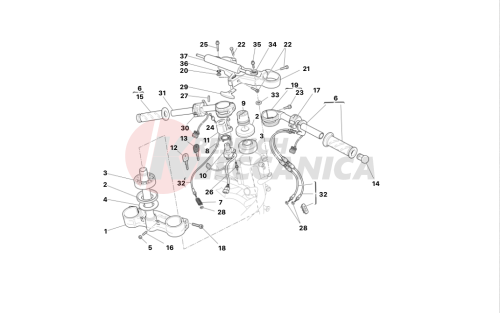 HANDLEBARS - SHOCK-ABSORBER