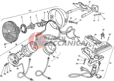 HEADLIGHT AND PANEL INSTRUMENT