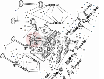 HORIZONTAL CYLINDER HEAD