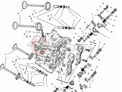 HORIZONTAL CYLINDER HEAD