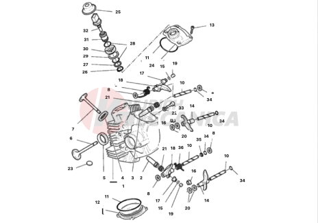 HORIZONTAL CYLINDER HEAD
