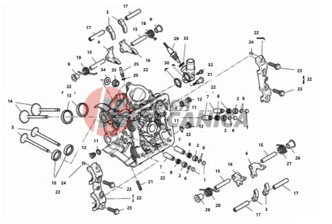 HORIZONTAL CYLINDER HEAD