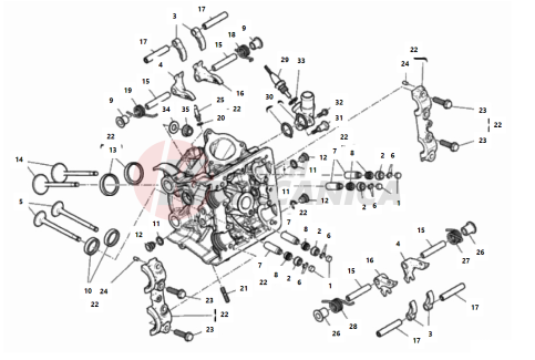 HORIZONTAL CYLINDER HEAD