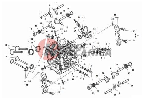 HORIZONTAL CYLINDER HEAD