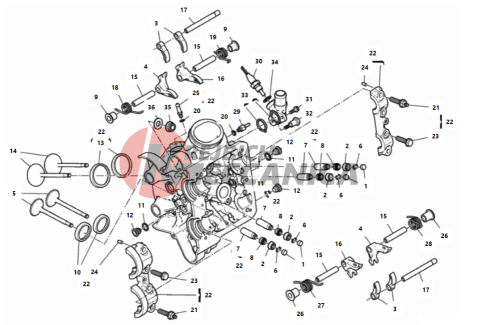 HORIZONTAL CYLINDER HEAD